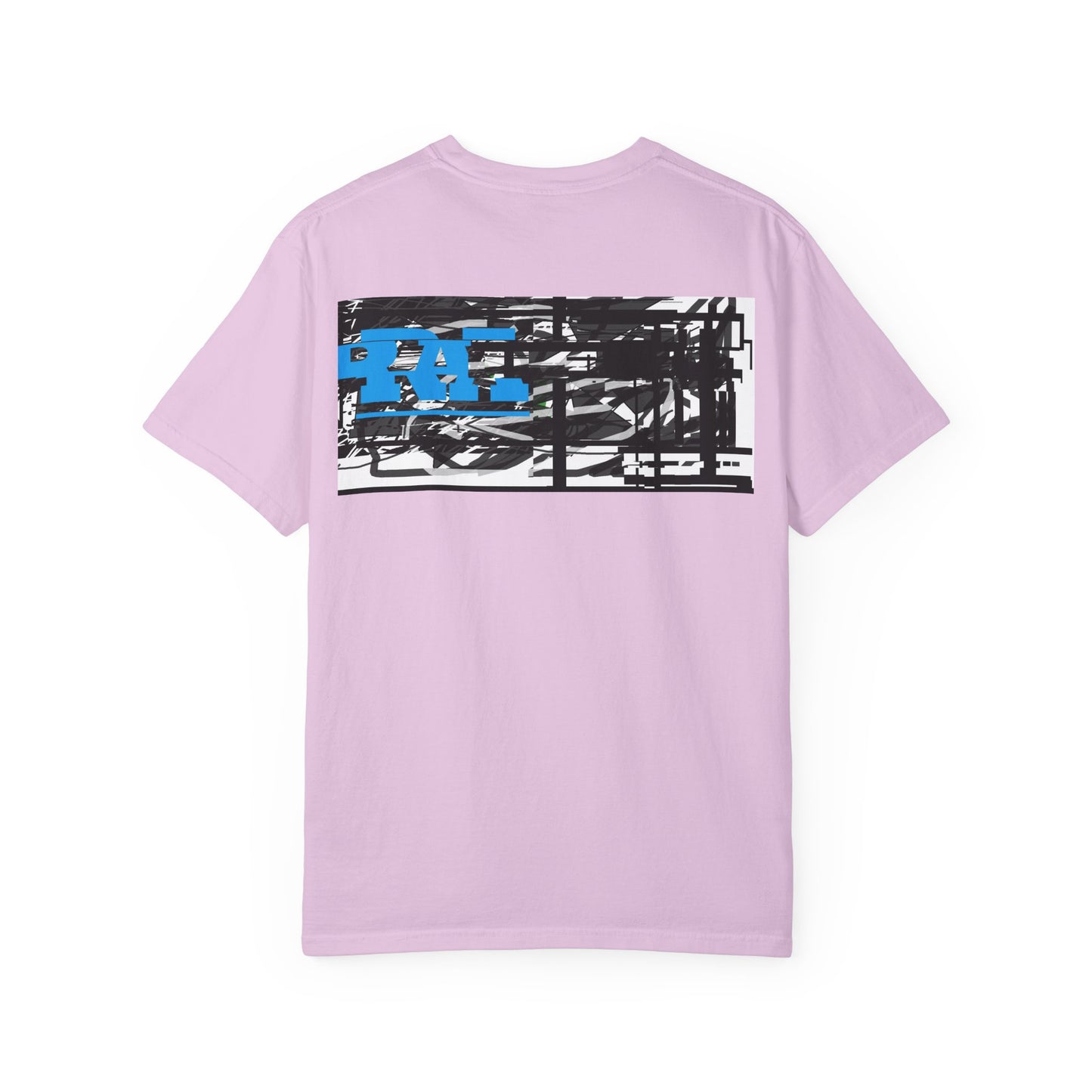 Abstract AIonIS T‑Shirt — Blue RA Logo Streetwear
