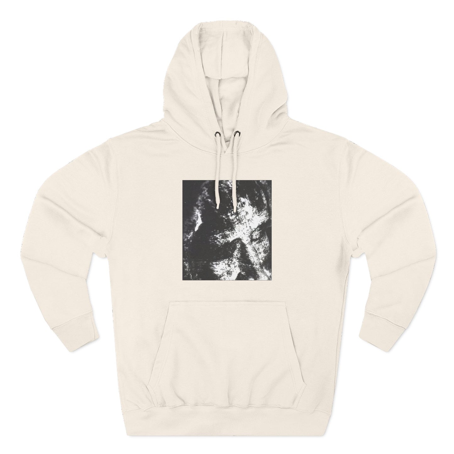 Abstract AIonIS Shroud Man -Panel Hoodie — Three-Panel Fleece Graphic Hoodie