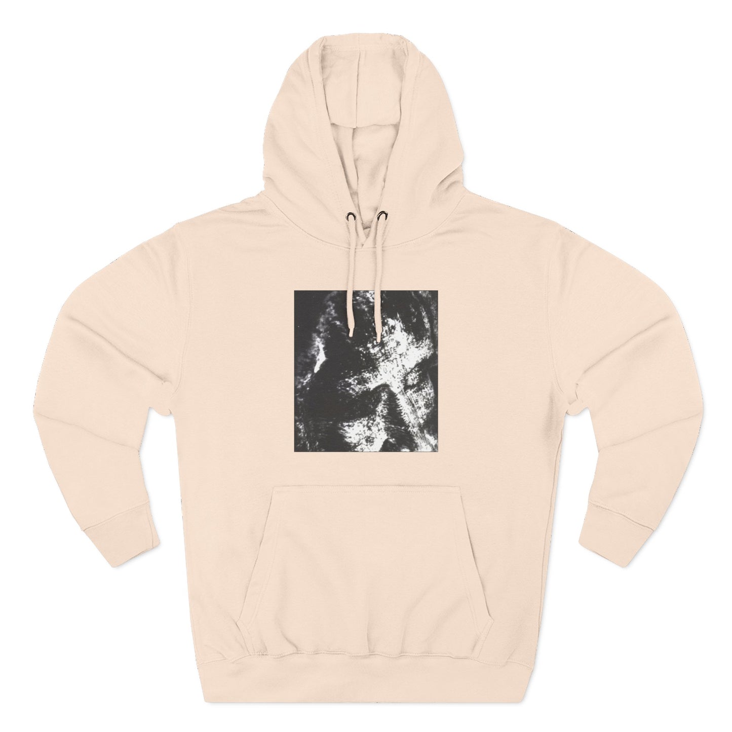 Abstract AIonIS Shroud Man -Panel Hoodie — Three-Panel Fleece Graphic Hoodie