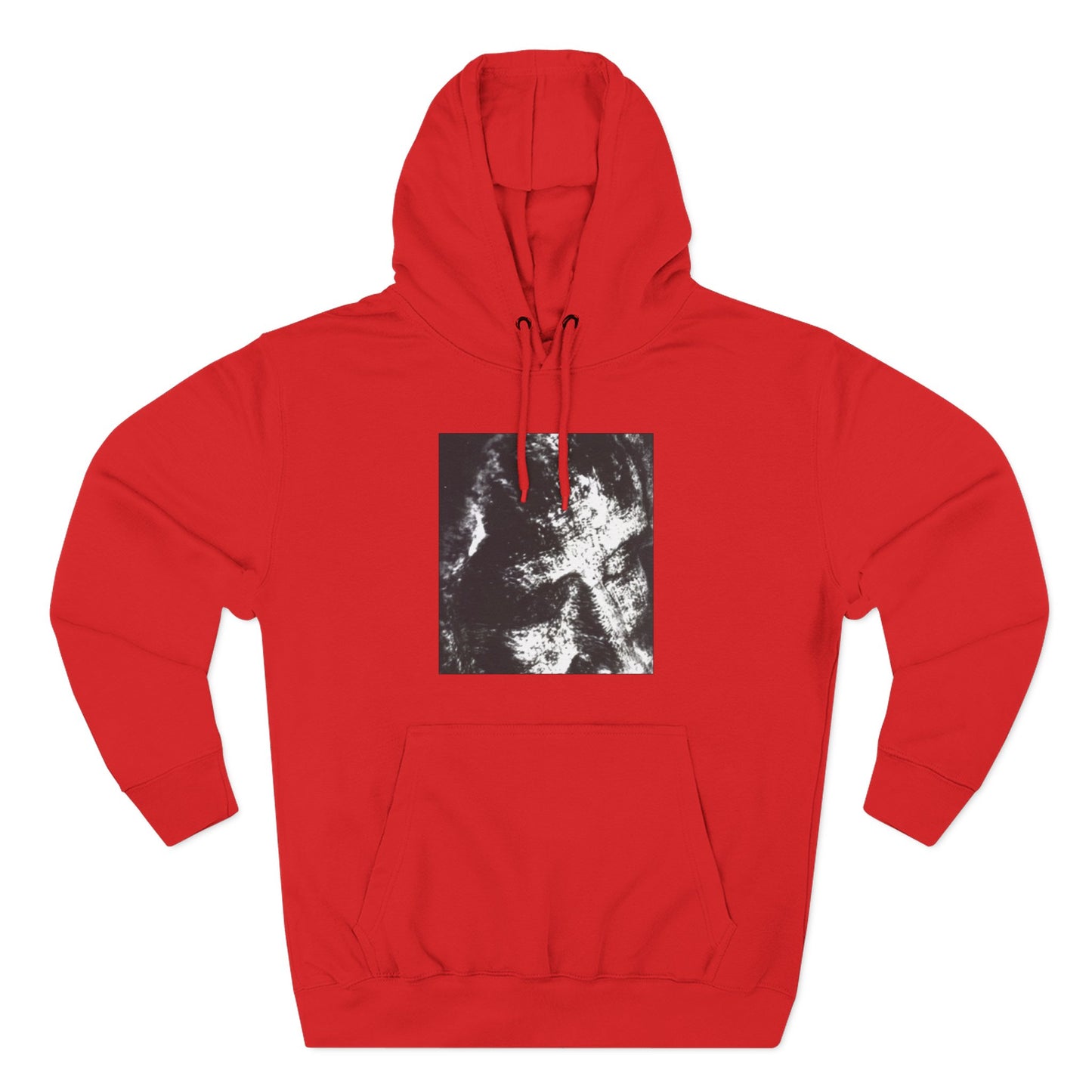 Abstract AIonIS Shroud Man -Panel Hoodie — Three-Panel Fleece Graphic Hoodie