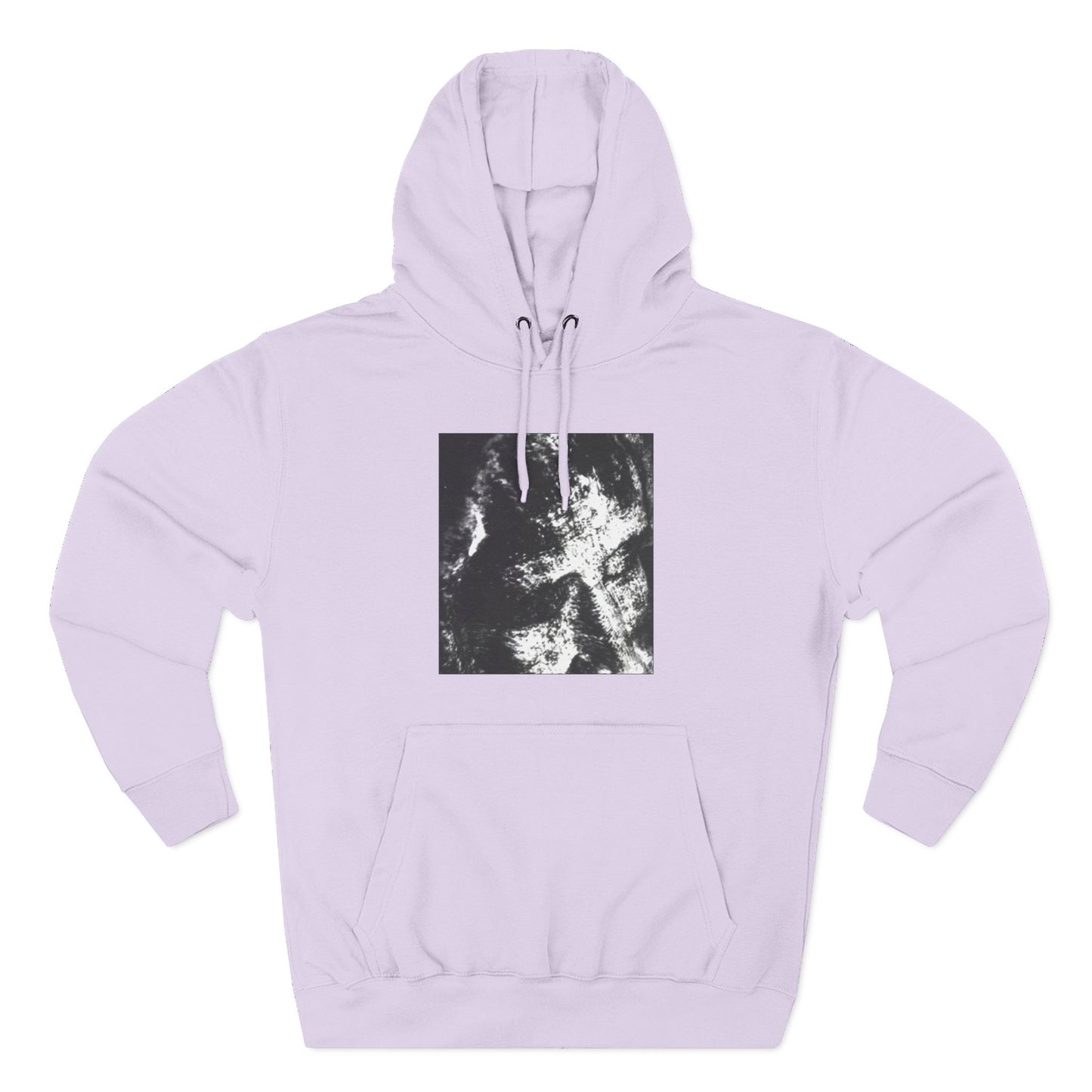 Abstract AIonIS Shroud Man -Panel Hoodie — Three-Panel Fleece Graphic Hoodie