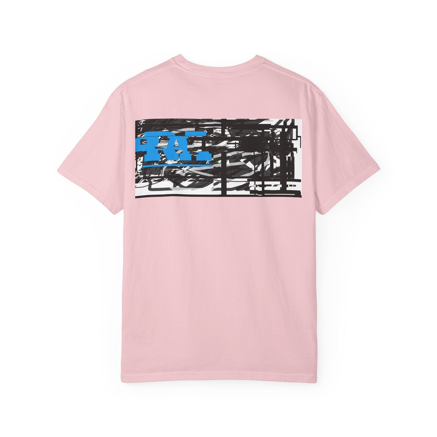 Abstract AIonIS T‑Shirt — Blue RA Logo Streetwear