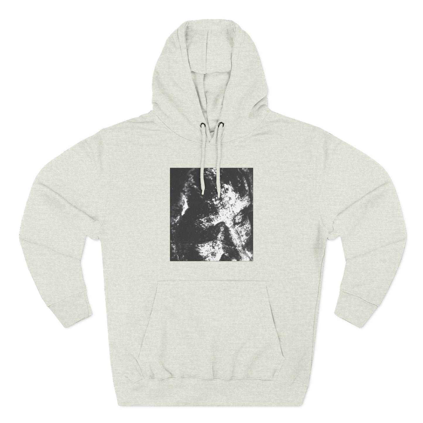 Abstract AIonIS Shroud Man -Panel Hoodie — Three-Panel Fleece Graphic Hoodie