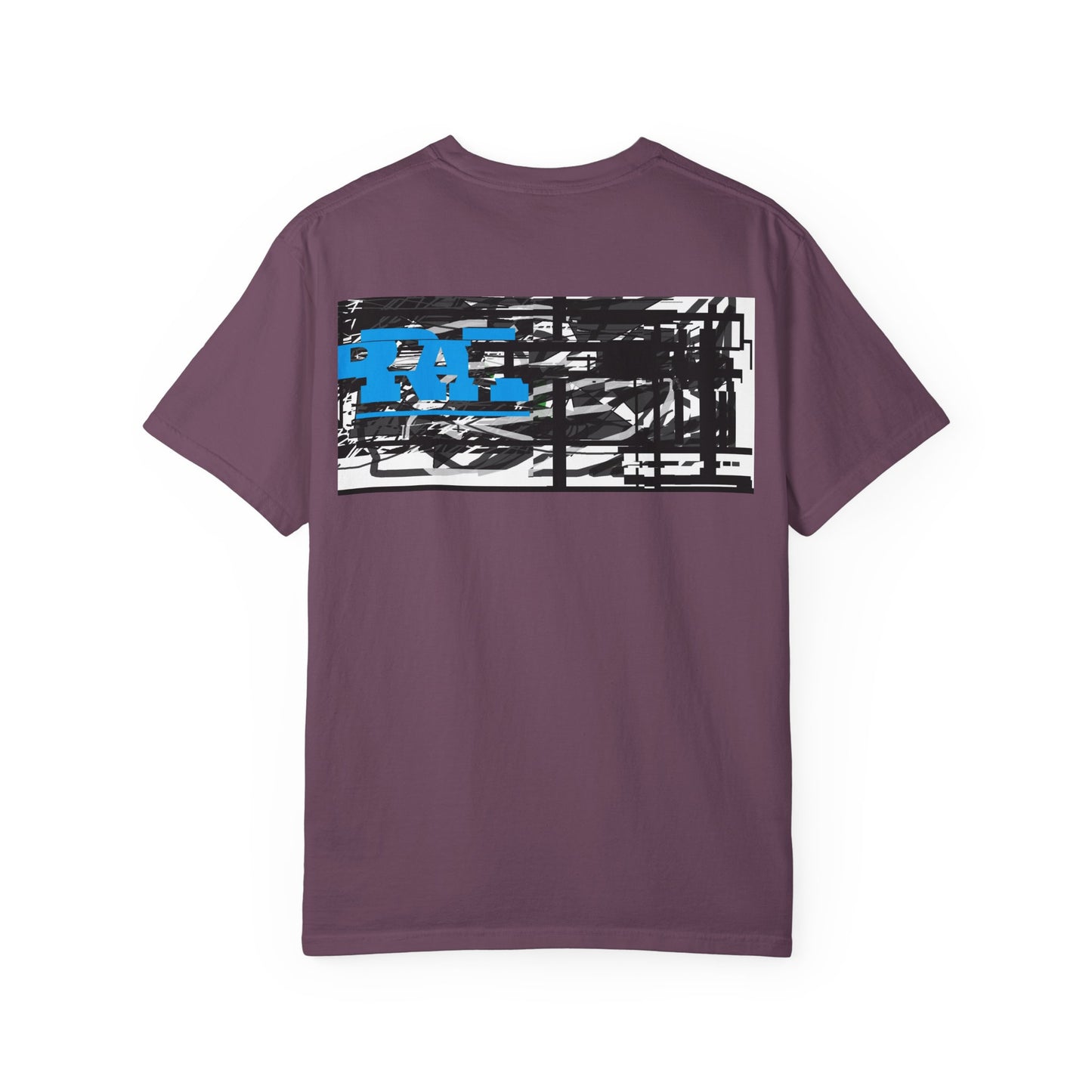 Abstract AIonIS T‑Shirt — Blue RA Logo Streetwear