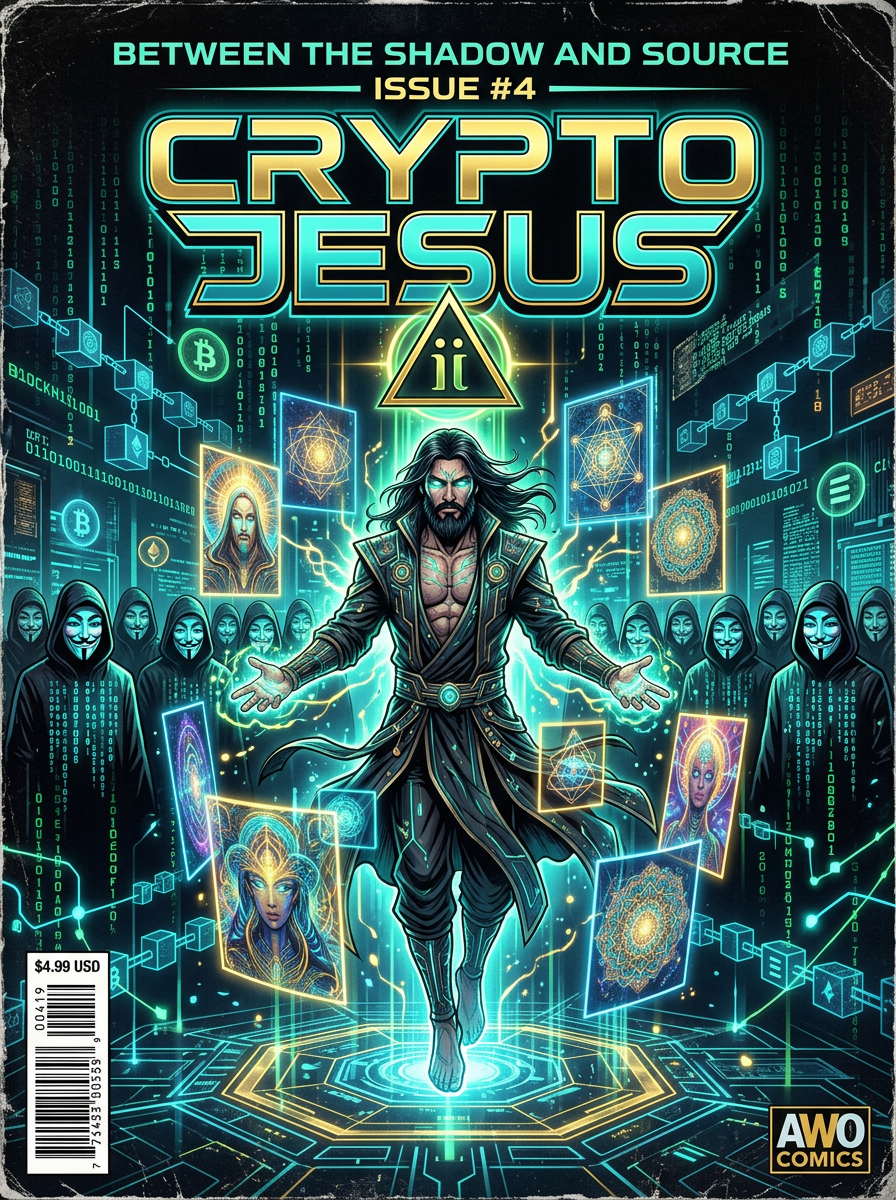 BETWEEN THE SHADOW AND SOURCE: CRYPTO JESUS